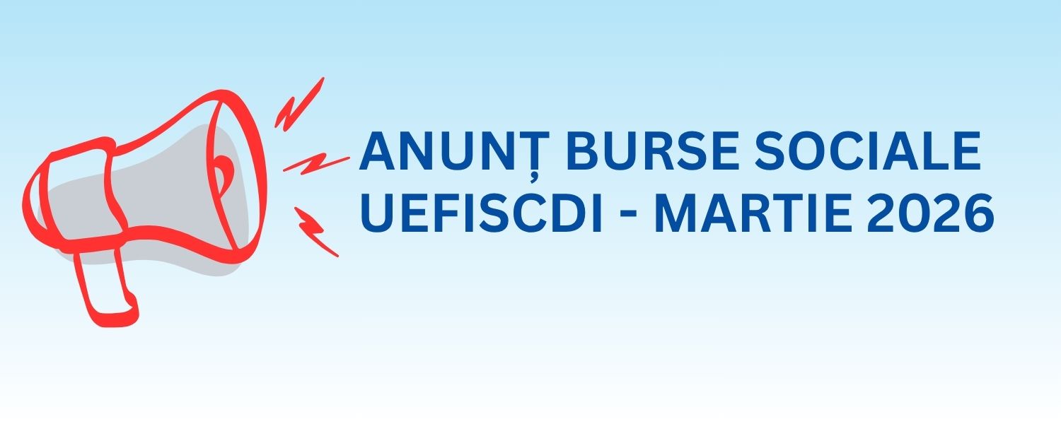 Anunț burse sociale UEFISCDI